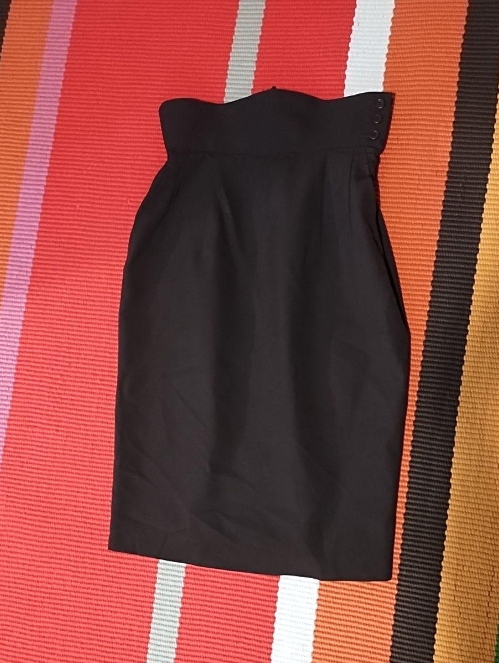 La Femme XS Like New Women's Brown High-Waist Pencil Skirt Gorgeous Designs.